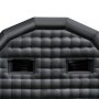 VEVOR Inflatable Nightclub, 8 x 6 x 4 m Inflatable Party Tent with 1100W Blower & Sandbag, Ventilated Blow up Night Club with 2 Windows, Air Cube House for Event Birthday Wedding Party