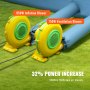 VEVOR Tragbares Aufblasbares Farbzelt für Sprühmalerei 1100 + 950 W, 10 x 6 x 4 m Sprühschutz Farbkabine für DIY-Projekte, Hobby-Farbautomaten-Werkzeug, Blau 210D Oxford-Gewebe Auto Lackierkabine