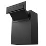VEVOR Mauerdurchwurf Briefkasten, robuster Einbaubriefkasten aus Stahl für Wände mit einer Dicke von 70 bis 200 mm, Zahlenschloss, 330 x 178 x 430 mm Mauerbriefkasten, schwarz