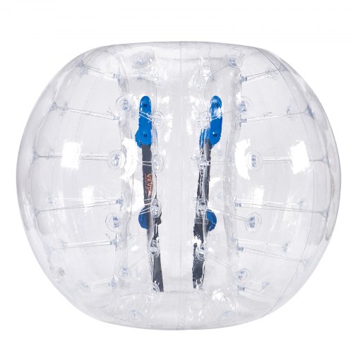 VEVOR Aufblasbarer Bump Ball Bumper Stoßball 1 Stk. 1,5 m x 1,2 m, Menschlicher Kollisionsball, PVC-Körperblasen-Bounce-Ball für Outdoor-Aktivitäten, Transparenter Aufblasbarer Bumper Ball