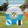 VEVOR aufblasbare Bumper BallS 2er-Pack 5FT/1,5M Sumo-Zorb-Bälle für Jugendliche und Erwachsene