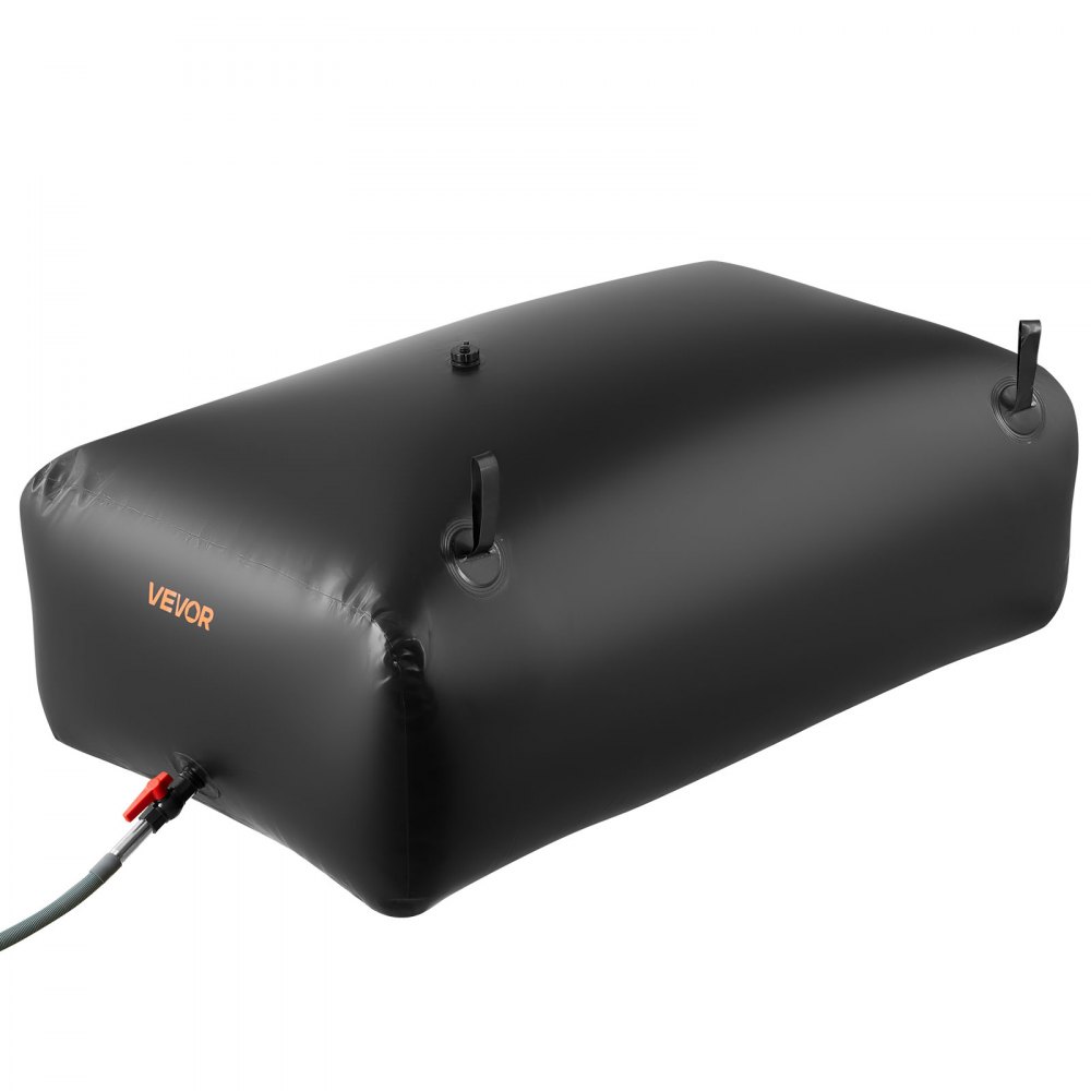 VEVOR Wasserspeicherblase, 540 L PVC-Weichwasserbeutel, Wasserspeicherbehälter, auslaufsicherer & verschleißfester Wassertank für die Outdoor-Bewässerung von Wohnmobil, LKW, Notfall
