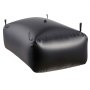VEVOR Water Storage Bladder, 1000L Portable & Collapsible Water Storage Bag, Wear-Resistant 1000D PVC Soft Waters Bag, Leakproof Camping Tank Containers for Garden Irrigation RV Emergency Use, Black