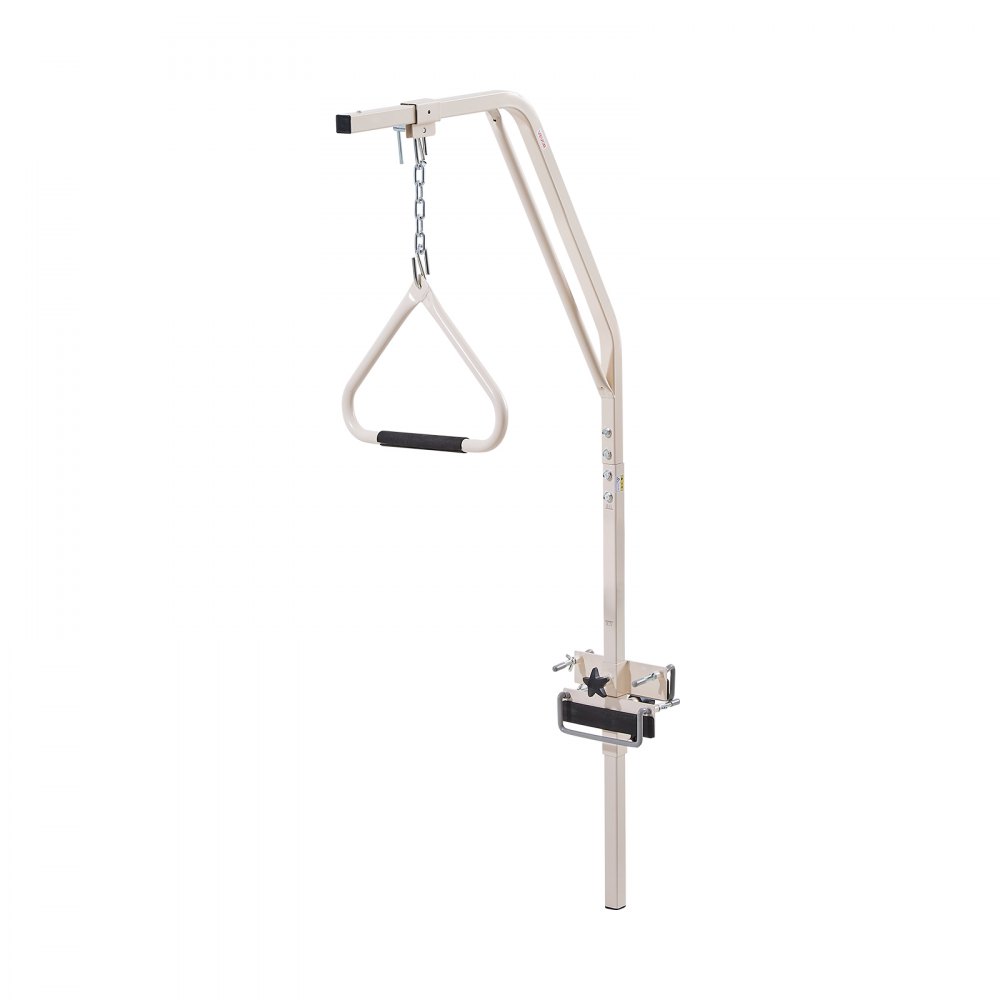 VEVOR Bed Hoist 840x210x1550 mm, Bed Lift with Clamps & Metal Chain, up to 113 kg, Standing Aid for Elderly & Bedridden People, Ideal for Home Care, Hospitals, Nursing Homes