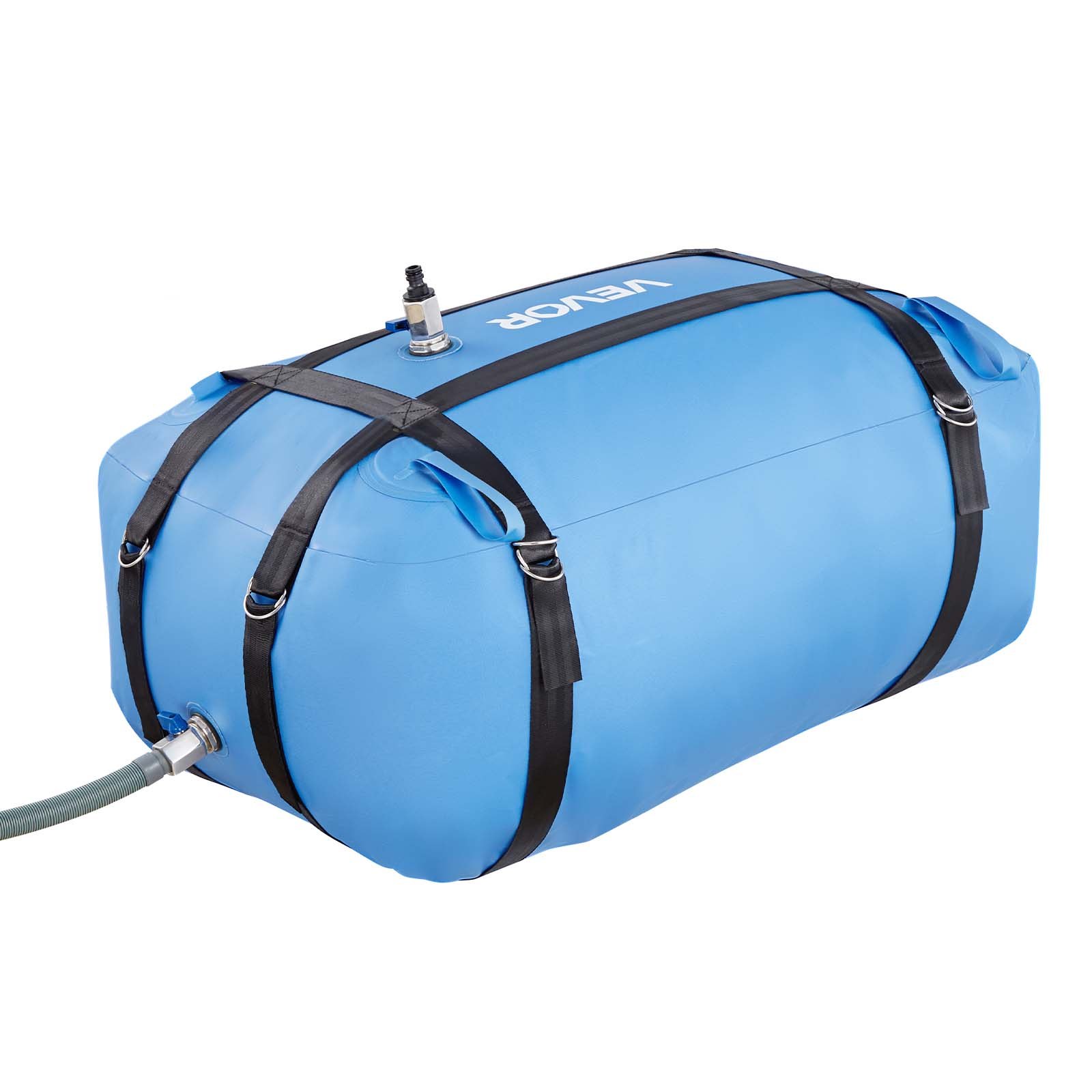 VEVOR Wasserspeicherblase, 132L TPU-Weichwasserbeutel, Wasserspeicherbehälter, auslaufsicherer & verschleißfester Wohnmobil-Wassertank für die Bewässerung im Outdoor beim Camping