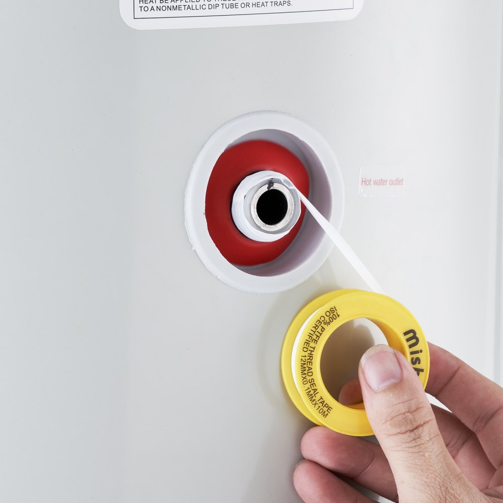 VEVOR Elektrischer Warmwasserbereiter, 40 L Tank, Durchlauferhitzer, 2000 W, mit LED-Anzeige, Drehknopfsteuerung, seitlicher Anschluss, Durchlauferhitzer für Dusche, Bad, φ410x545 mm