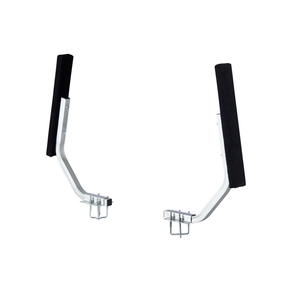 VEVOR Bootsanhängerführungen, 0-3 cm EinstellbareBreite Anhängerführung aus Hochfestem Stahl mit Dicken Stützplatten, Passend für Pontonanhänger mit Auflagen (L-Träger/Kasten/C-Profil)