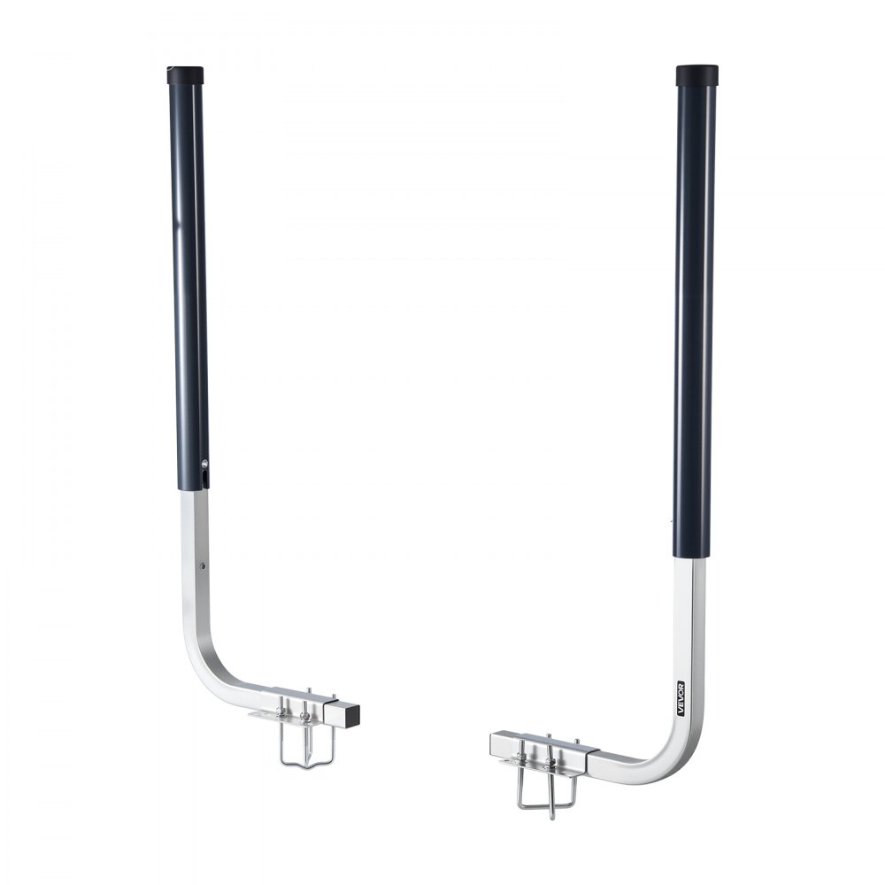 VEVOR Bootsanhängerführungen 1016 mm / 1219 mm Höhe, 0-13 cm Einstellbare Bereite, Anhängerführung aus Hochfestem Stahl mit PVC-Rohren, Passend für Skiboote Fischerboote Kleine Segelboote