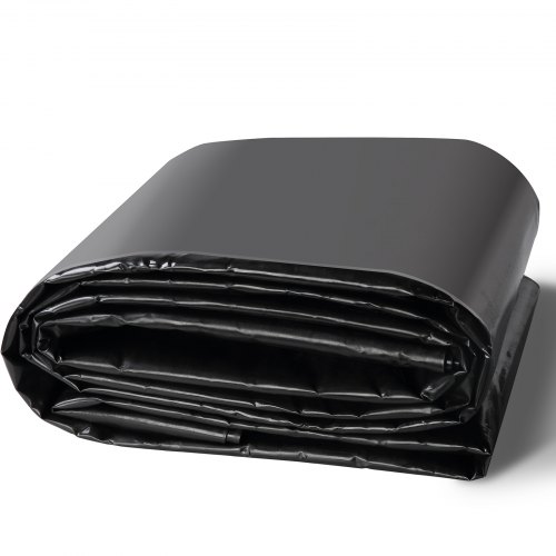 VEVOR Teichfolie 3 x 3,9 m Schwimmteichfolie 0,5 mm Fischteichfolie LLDPE Gartenpoolmembran Dichtungsfolie Gartenteich Folie Geeignet für Fischteiche Wasserfälle künstliche Seen Aquakulturfarmen