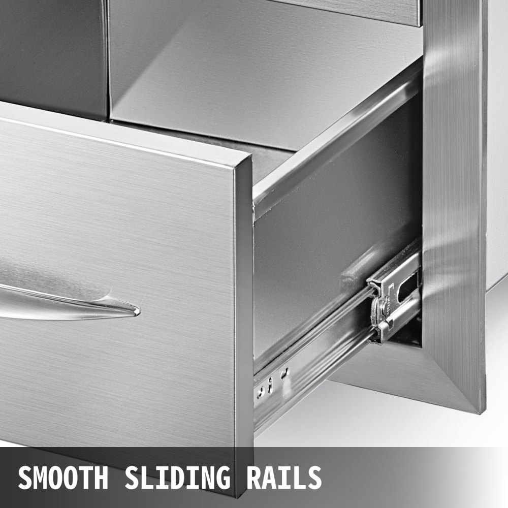 Bbq Doppelschubladen Schubfach 35x40cm Aussenküche Aussenbereich Bauwagen