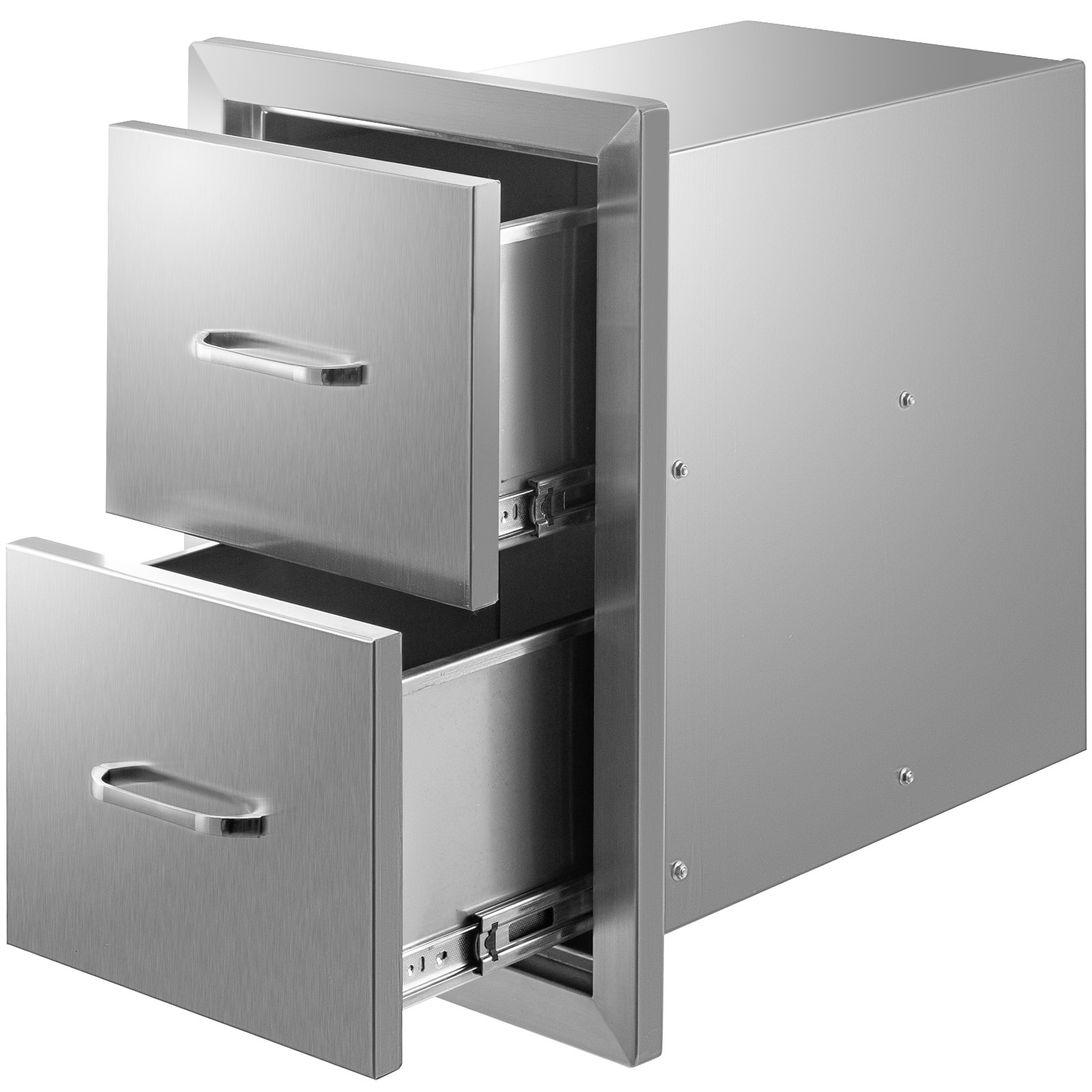 Vevor Grillschrank Edelstahl Bbq Doppelschubladen 385x565x520 Mm Außenküche