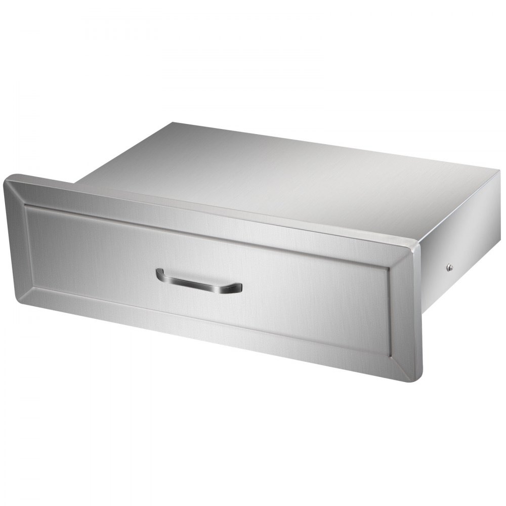 Vevor Bbq Schubladen Aussenküche Schubfach 660x202x400 Mm Edelstahl Einbau