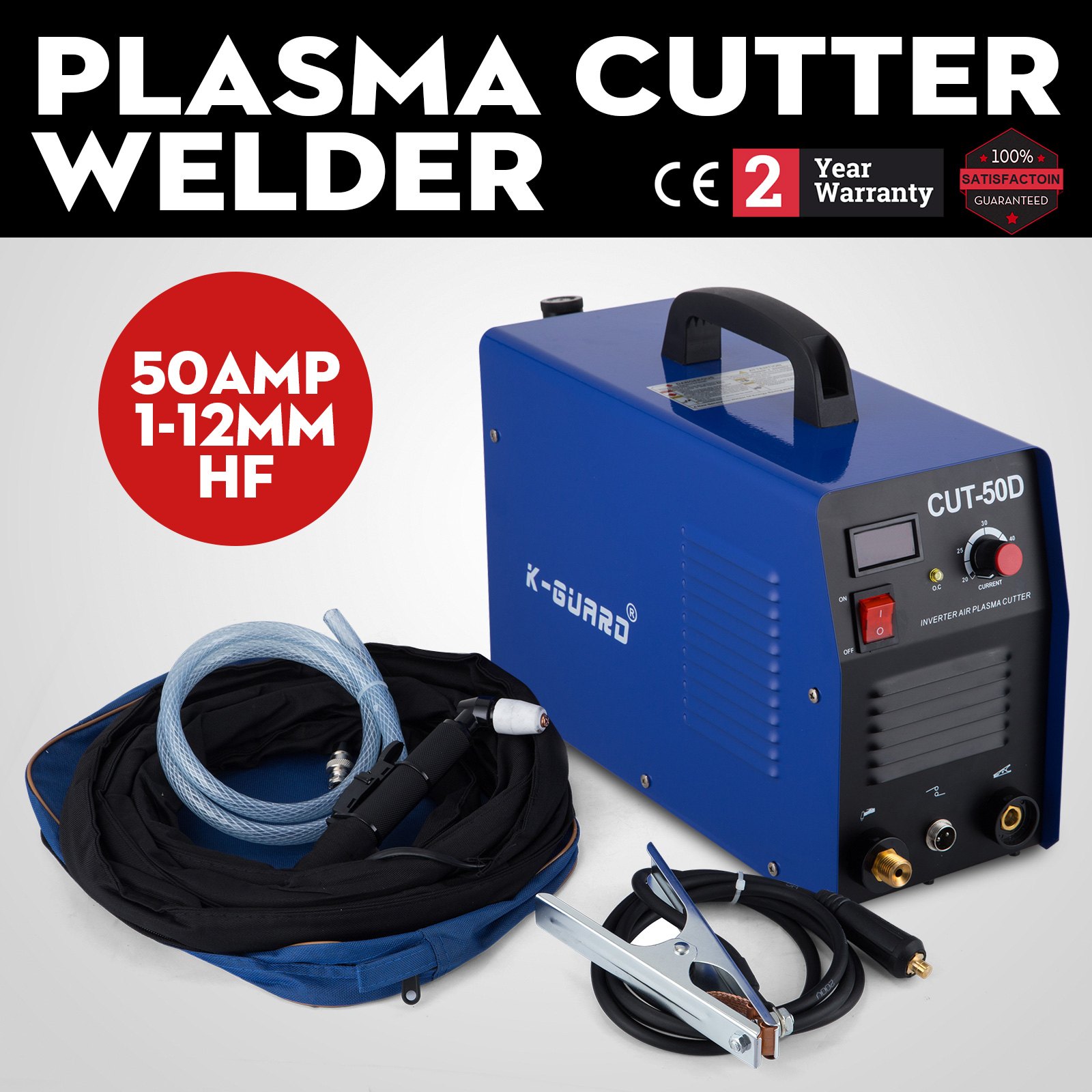 Cut-50d Plasmaschneider Plasmaschneidgerät Compact 10mm 20-40a Professional