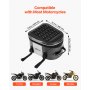 VEVOR Motorradhecktasche 28 L wasserfest, Rücksitztasche Kofferraumtasche für Motorradgepäck, Gepäckaufbewahrung mit Tasche & verstellbarer Schnalle, universell passender Gepäckträger, Schwarz