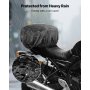 VEVOR Motorrad Hecktasche Rücksitztasche (10 L) mit wasserfester Regenabdeckung, Motorrad-Gepäckaufbewahrung, Gepäckträgertasche mit Schultergurt & Innentasche, Motorradgepäck Schwarz