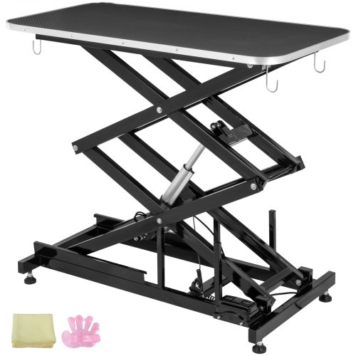 Trimmtisch Schertisch Pflegetisch Schwarz Doppelte„x“ -stütze Sicher