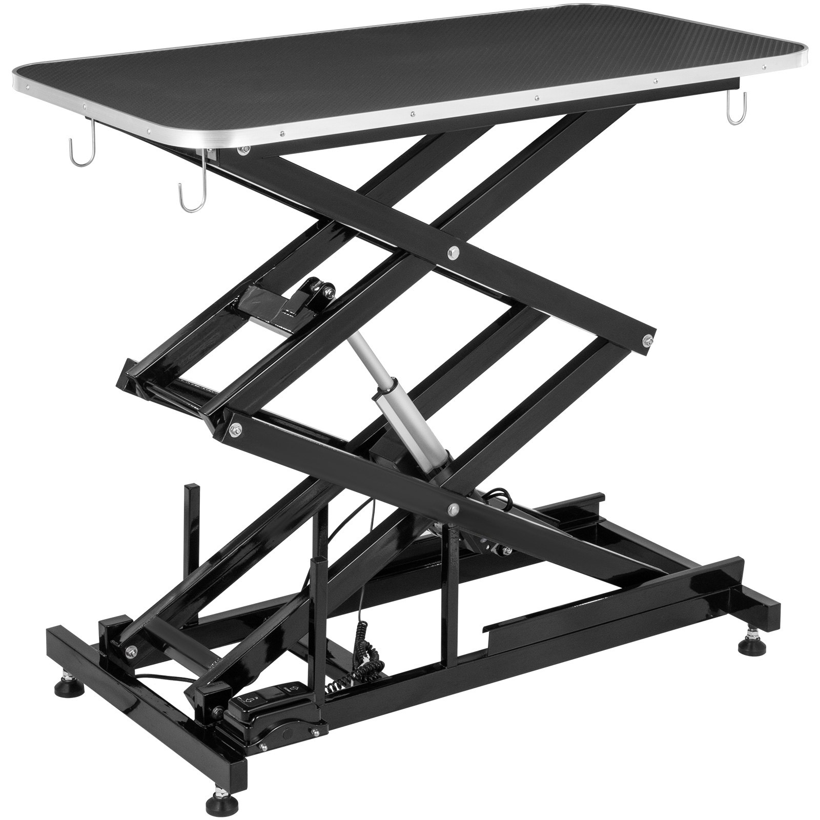 Trimmtisch Schertisch Pflegetisch Schwarz Doppelte„x“ -stütze Sicher