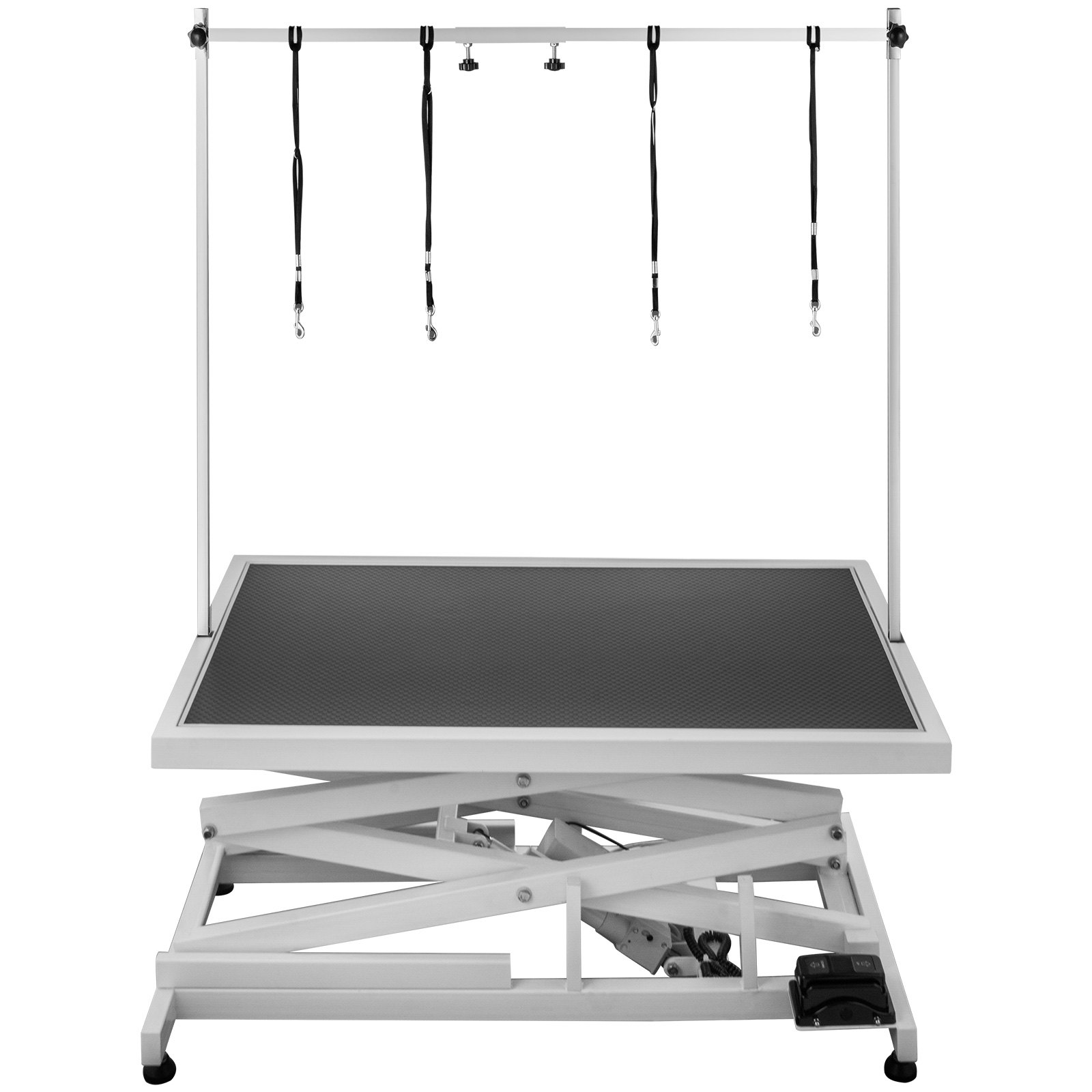 Trimmtisch Schertisch Pflegetisch Weiß Höhenverstellbar Ankleiden Sicher