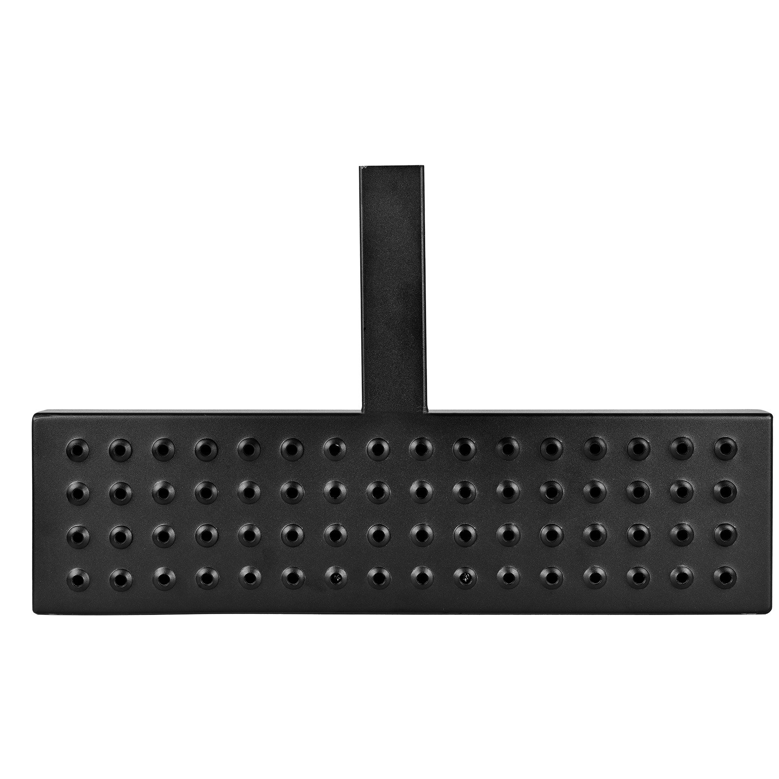 VEVOR Anhängerkupplungsstufe für 50,8 mm Empfänger, universeller Heckstoßstangenschutz (158,7 kg belastbar), breite und rutschfeste Anhängerkupplungsstufe mit Stiftsatz & Stabilisator für Lkw