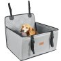 VEVOR Hunde Autositz Hunde Rücksitz Rückbank Hundesitz Auto 605x605x500mm Grau