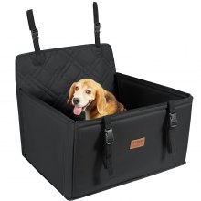 VEVOR Hunde Autositz Rücksitz Rückbank Hundesitz Auto 18kg 605x605x500mm Schwarz