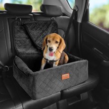 VEVOR Hunde Autositz Vorder/Rücksitz Hundesitz Auto 600x500x670mm 18kg Schwarz