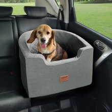 VEVOR Hunde Autositz Vorder/Rücksitz Hundesitz Auto 560x508x410mm 25kg Grau