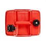 VEVOR Boat Fuel Tank, 3.17-Gallon/12-L Marine Outboard Transfer Tank, Transfer Tank with 9.8ft Hose, Gauge for Outboard Engine, Yacht, Fishing Boat, Deck, Red