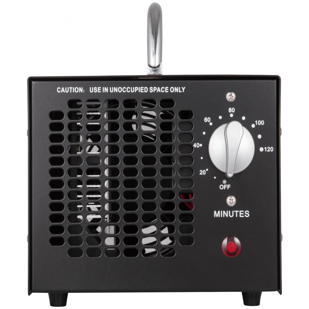 VEVOR Ozongenerator, 5,000mg/h Ozongeneratoren Ozon Generator Luftreiniger Ozongerät Air Cleaner Purifier, O3 Luftreiniger Ionisator Geruchsentferner mit Timer bis 120 min für Zimmer, Rauch, Autos