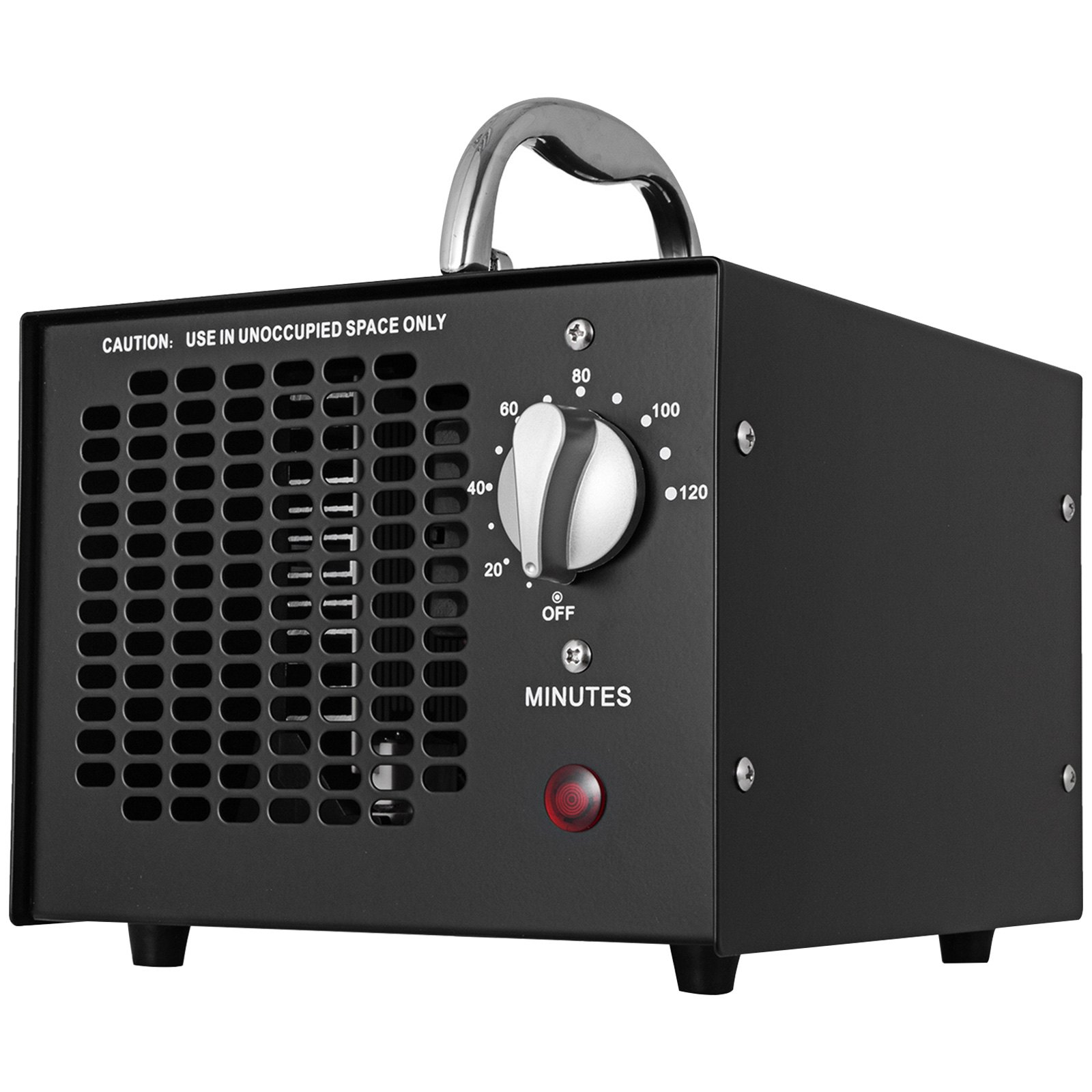 VEVOR Ozongenerator, 5,000mg/h Ozongeneratoren Ozon Generator Luftreiniger Ozongerät Air Cleaner Purifier, O3 Luftreiniger Ionisator Geruchsentferner mit Timer bis 120 min für Zimmer, Rauch, Autos