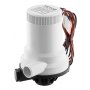 VEVOR 12 V 1600 GPH gerade Livewell-Belüftungspumpe für Boote mit Doppeleinlass, ABA-Gehäuse, abnehmbarer Motorkartusche, korrosionsbeständiger Livewell-Belüftungspumpe für Süß- und Salzwasser