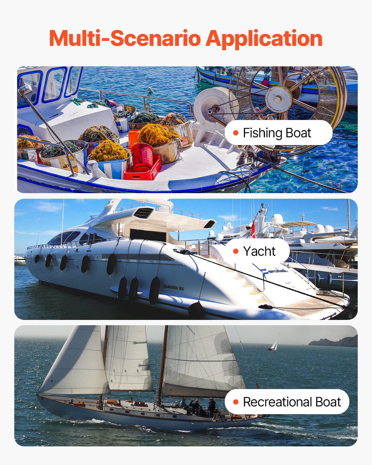 VEVOR 12 V 1600 GPH gerade Livewell-Belüftungspumpe für Boote mit Doppeleinlass, ABA-Gehäuse, abnehmbarer Motorkartusche, korrosionsbeständiger Livewell-Belüftungspumpe für Süß- und Salzwasser