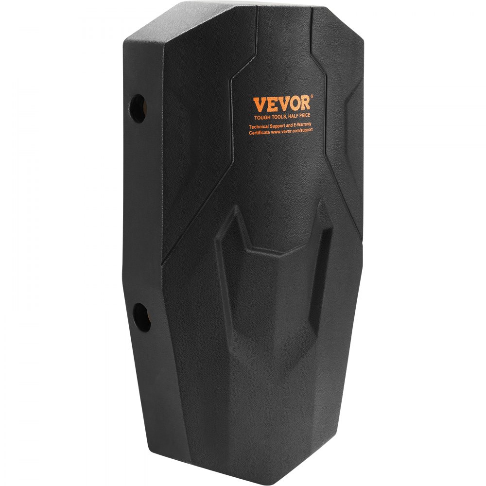 VEVOR Fender-Set 2 Fenders 21,84 x 40,64 cm EVA Bootsfender, Horizontale oder vertikale Montage, Stegfender mit Polyesterseile & Kabelschloss Aufbewahrungstasche, UV-geschützt Bootsfender Schwarz