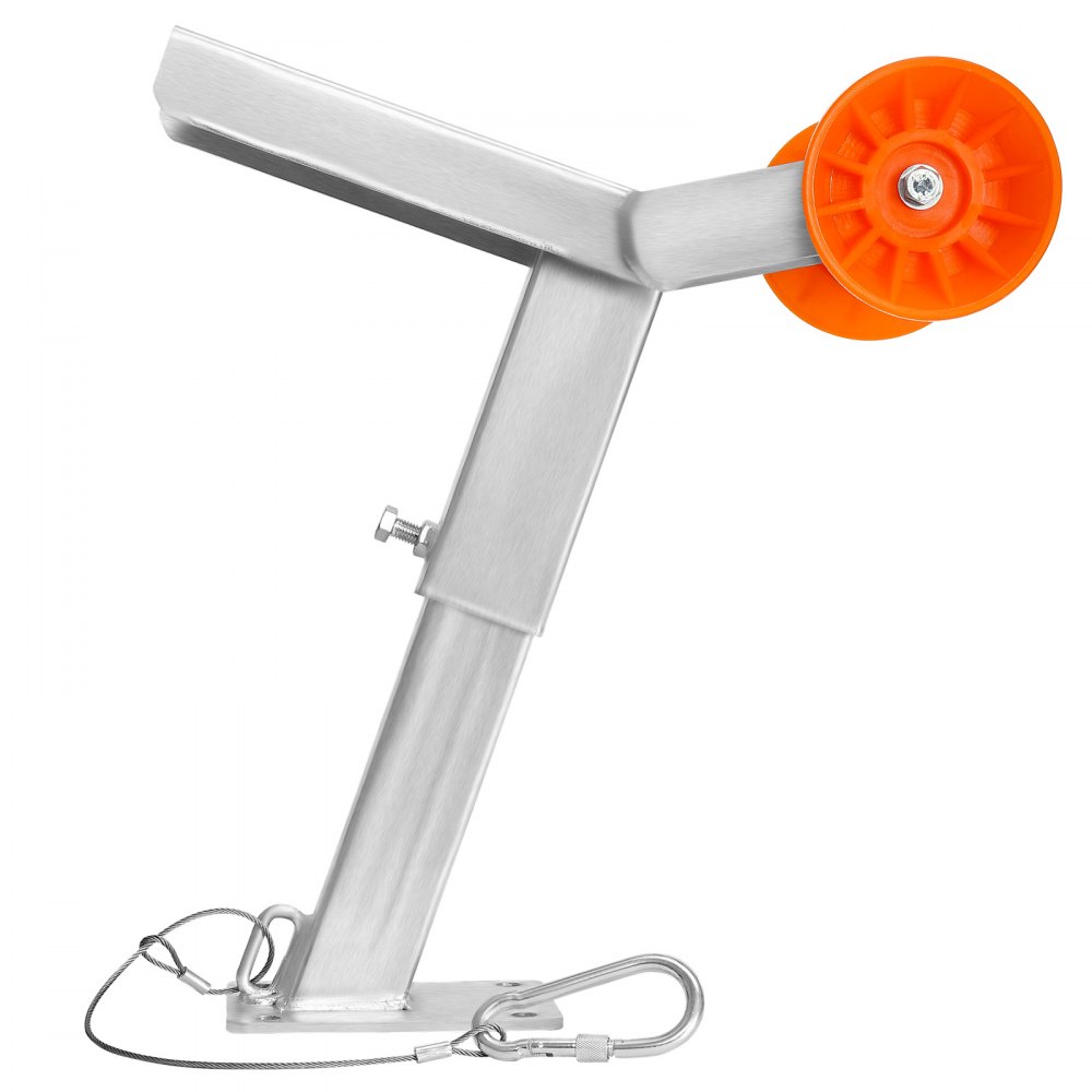 VEVOR Bootsanhänger-Sitz mit Rolle, 365–548 mm höhenverstellbar, Windstand mit U-Bolzen für 50,8–76,2 mm B x 76,2–101,6 mm H Anhängerkupplung, passend für Jetski, Segelboot, Schnellboot