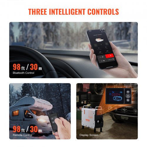 Produktbild von 2KW Auto Heizung 12V/24V Diesel Luft Heizung Mit Fernbedienung Monitor Geräuscharm Schnelle Heizung Diesel Parkplatz Heizung Für Auto Anhänger Lkw