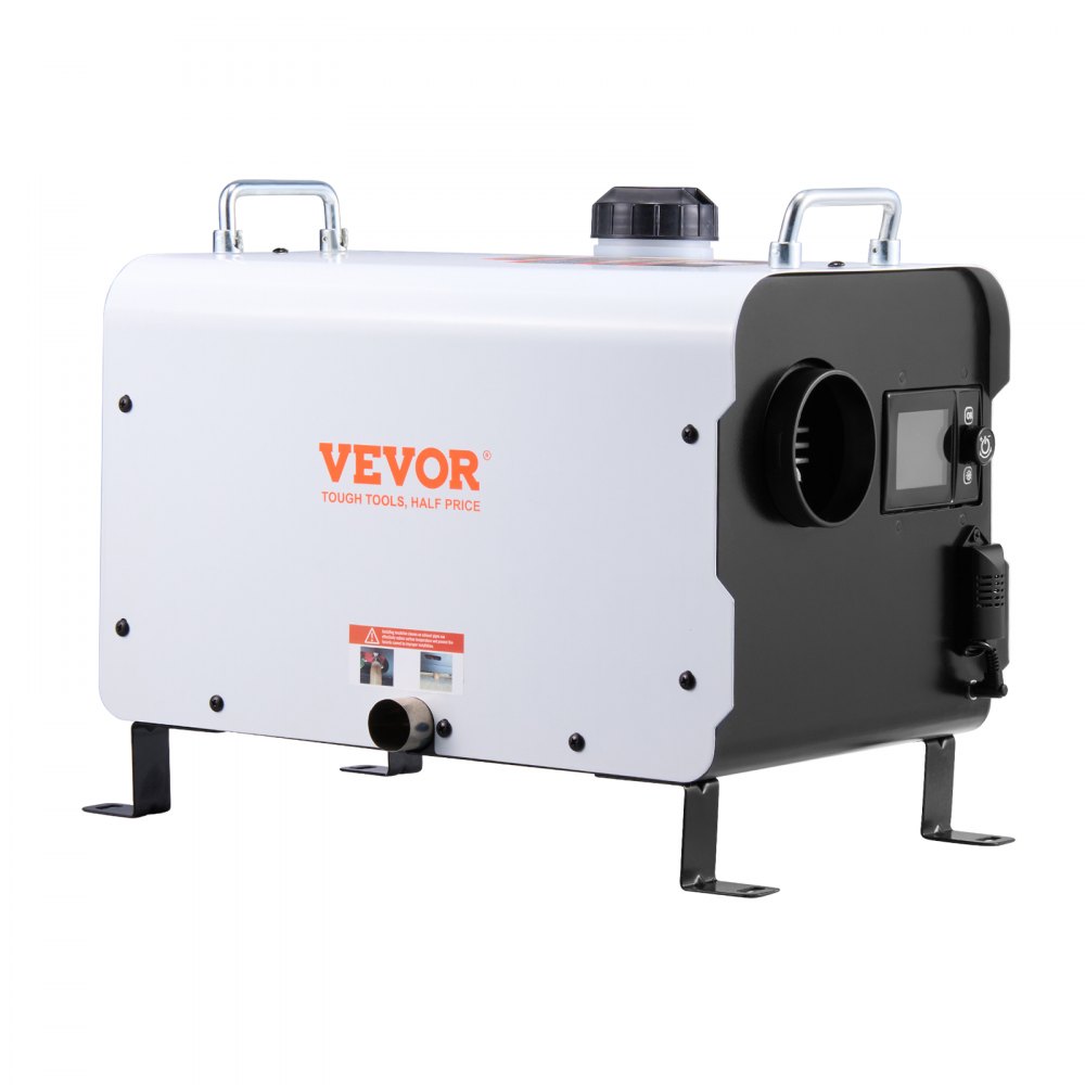 VEVOR 8 kW Diesel Heater 12 V / 24 V All in One Diesel Air Heater with Bluetooth App Control & Remote Control & Display Screen & CO Alarm, Fast Heating Portable Diesel Heater for Vehicles