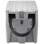 VEVOR Tragbarer Dieseltank, 220 L Fassungsvermögen & 48 L/min Durchflussrate, Gaskraftstofftank mit 12 V Transferpumpe & 4 m Gummischlauch, PE-Diesel-Transfertanks für Kraftstofftransport, grau