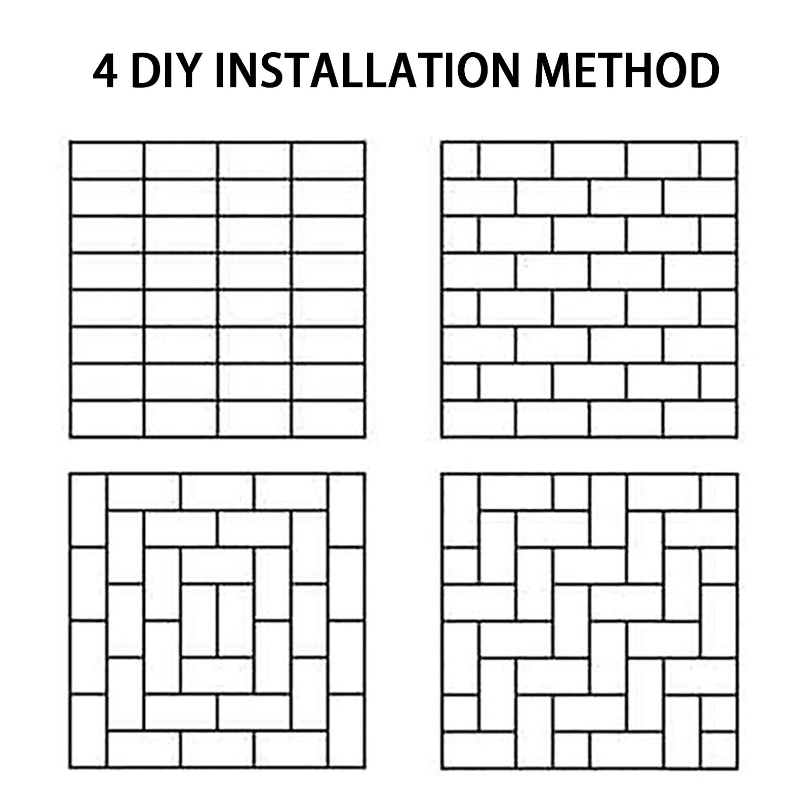 Fliese Selbstklebend Aluminium Heimdekoration Luxus Anti-schimmel Active Demand
