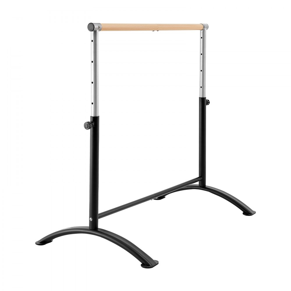 VEVOR Ballettstange Tanzstange freistehende Ballettstange, höhenverstellbare (5-stufig / 715-1115 mm) Stretchstange aus Kohlenstoffstahl für Ballett, Gleichgewichtstraining, Entspannungsübungen