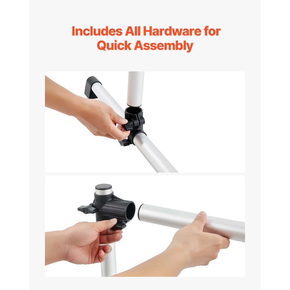 VEVOR Ballettstange Tanzstange freistehende Doppelstange (136 kg belastbar), höhenverstellbare (170-1165 mm) Stretchstange aus Aluminium für Ballett, Gleichgewichtstraining, Entspannungsübungen