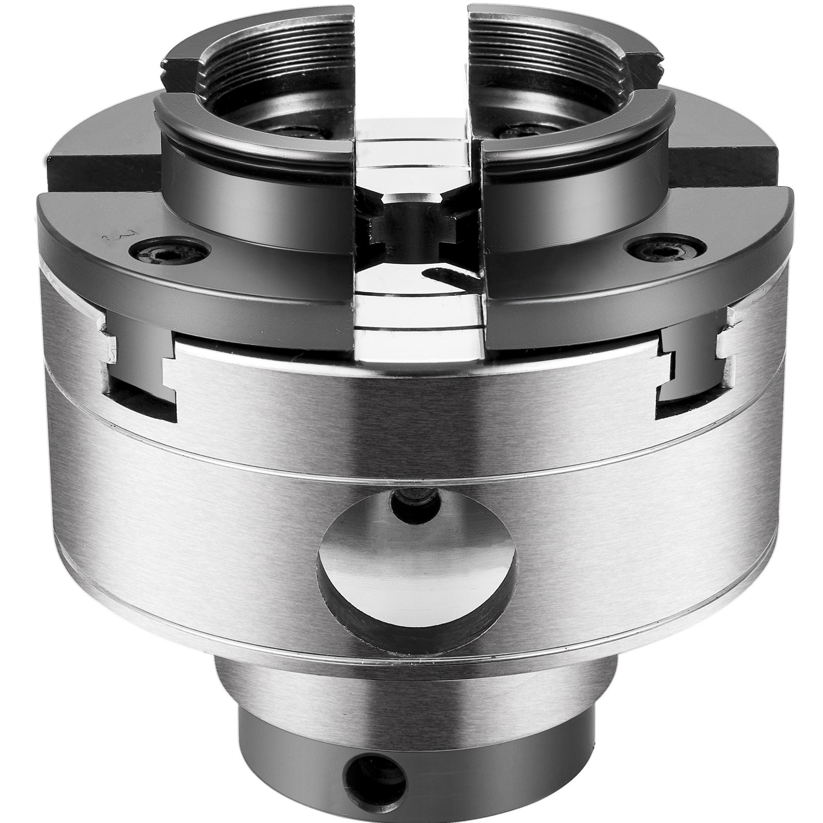 VEVOR Vierbackenfutter 95 mm, Drehfutter Gewinde 1 Zoll x 8 TPI, 4 Backenfutter, Holzverbeitungsspanfutter, Drehfutter Holzverarbeitung, Drehbankfutter, Mini Holzdrehfutter, Holzdrehfutter Set Inkl.