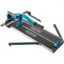 VEVOR 600 mm Tile Cutter Single Rail Double Brackets Manual Tile Cutter 1.5 cm Cap w/Precise Laser Manual Tile Cutter Tools for Precision Cutting