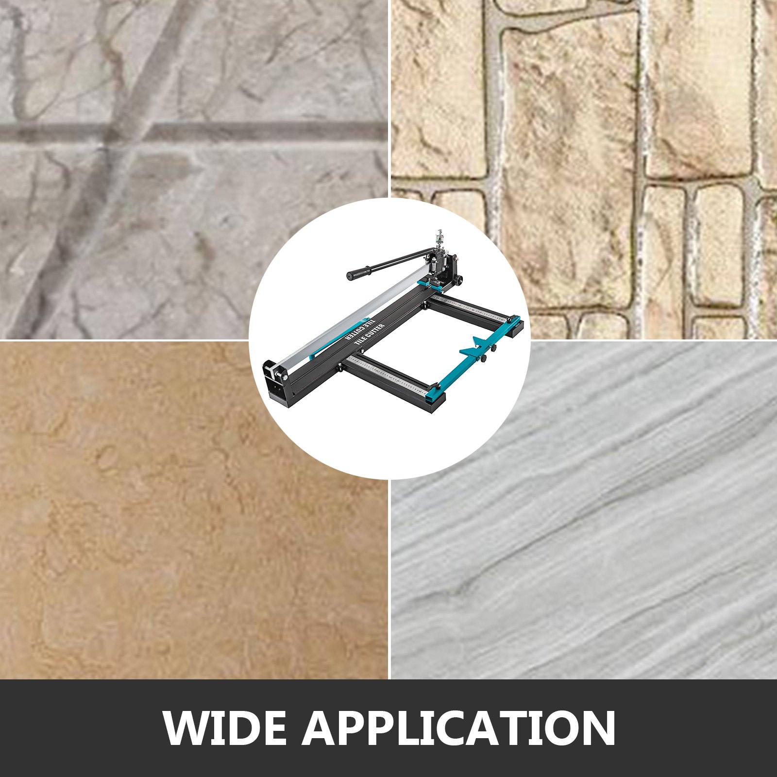 Fliesenschneider Handfliesenschneider Fliesenschneidmaschine Manuell 800mm Stahl