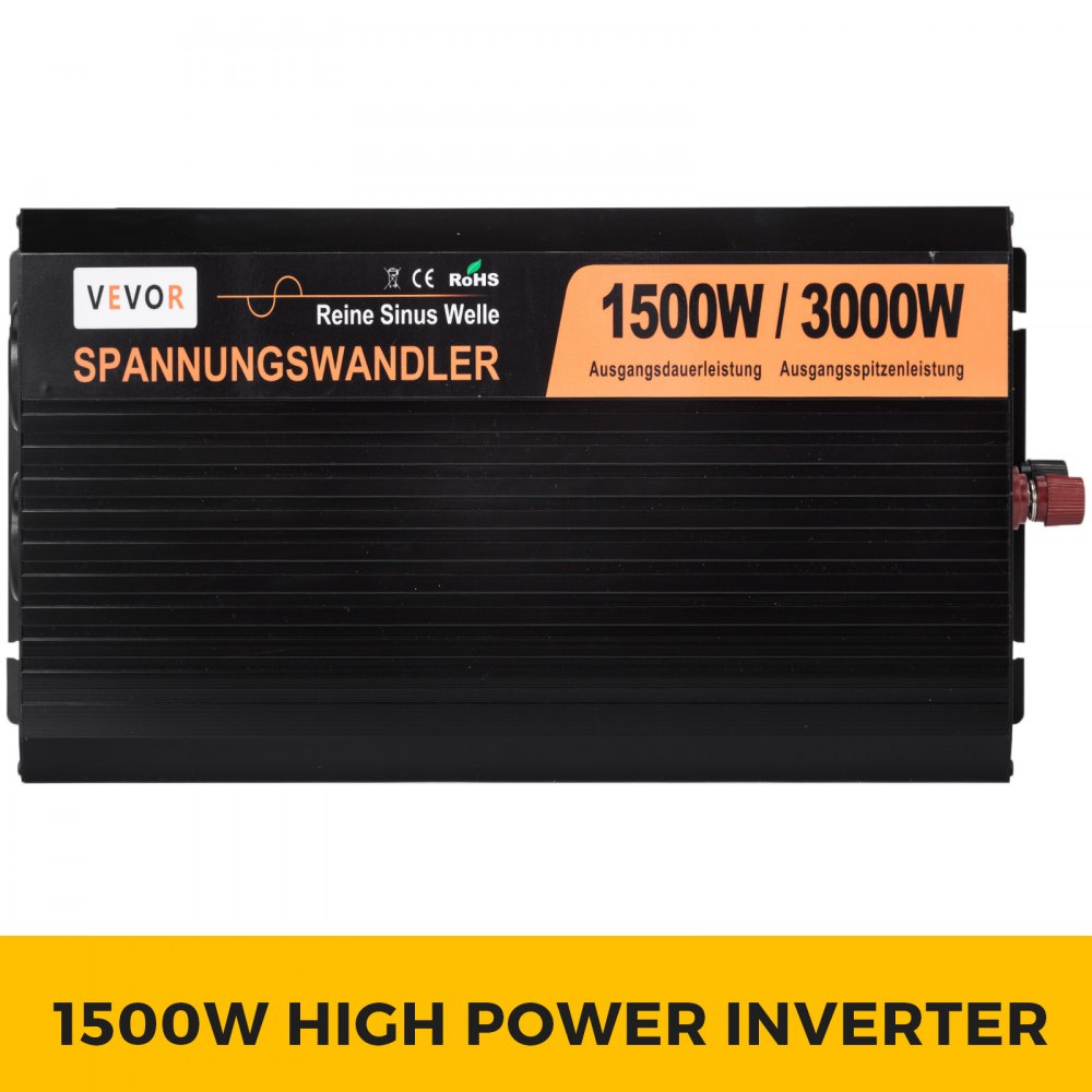 Reiner Sinus Spannungswandler 24v 230v 1500w 3000w Wechselrichter Inverter Lcd