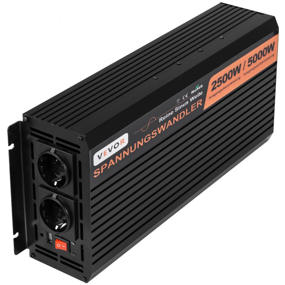 2500w/5000w Reiner Sinus Spannungswandler Wechselrichter 24v Auf 230v Inverter
