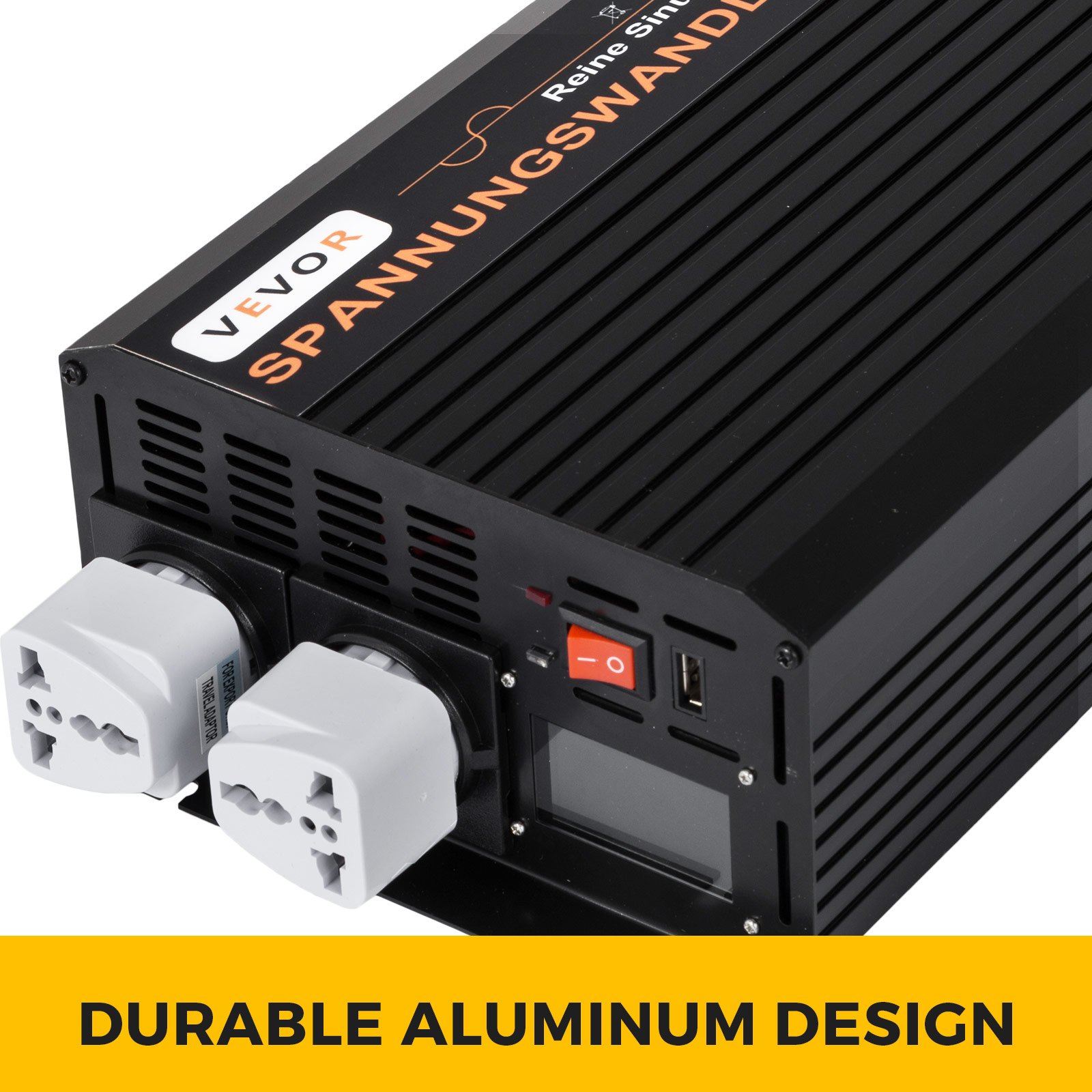 Spannungswandler Reiner Sinus 2500w 5000 W 24v 230v Wechselrichter Inverter Lcd