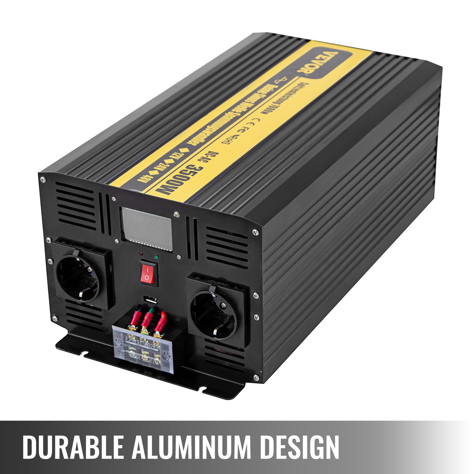 Vevor Spannungswandler Wechselrichter 3500w 7000w Reiner Sinus 12v 230v Usb Lcd