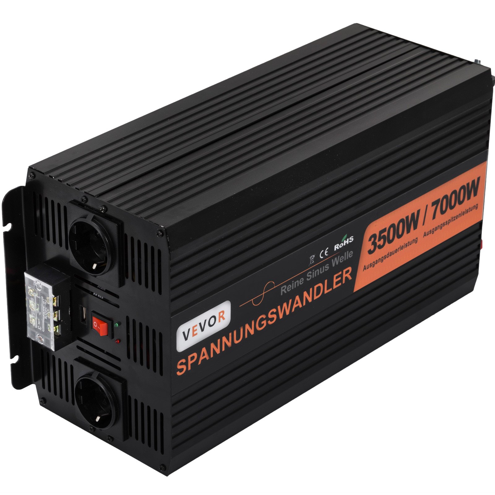 3500w/7000w Spannungswandler Wechselrichter 24v Auf 230v Power Inverter Usb