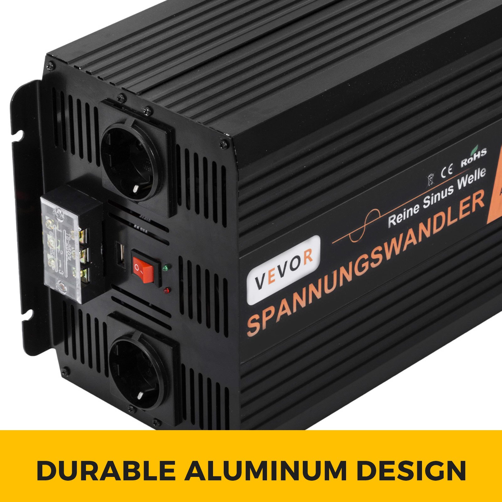 3500w/7000w Spannungswandler Wechselrichter 24v Auf 230v Power Inverter Usb