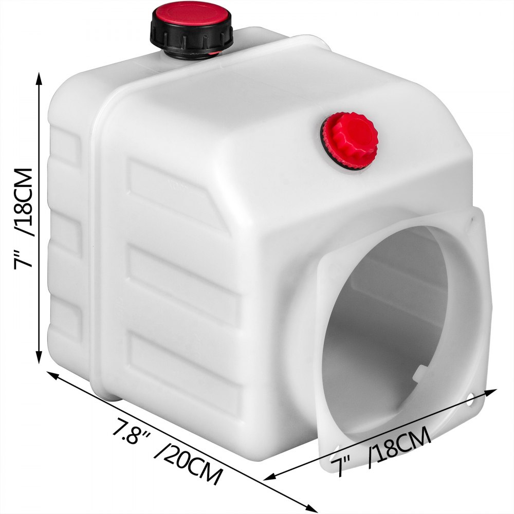 4l öl Behälter Kunststoff Für Hydraulik Pumpe Hydraulikaggregat Kipper Lkw Kfz